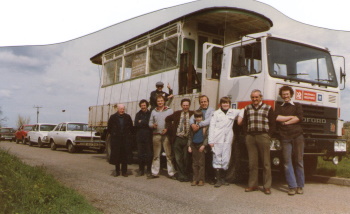 20 at Farndon on a lorry